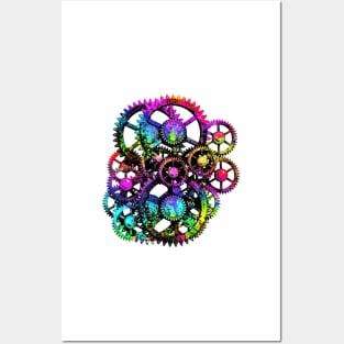 “Psychedelic Gears” Posters and Art